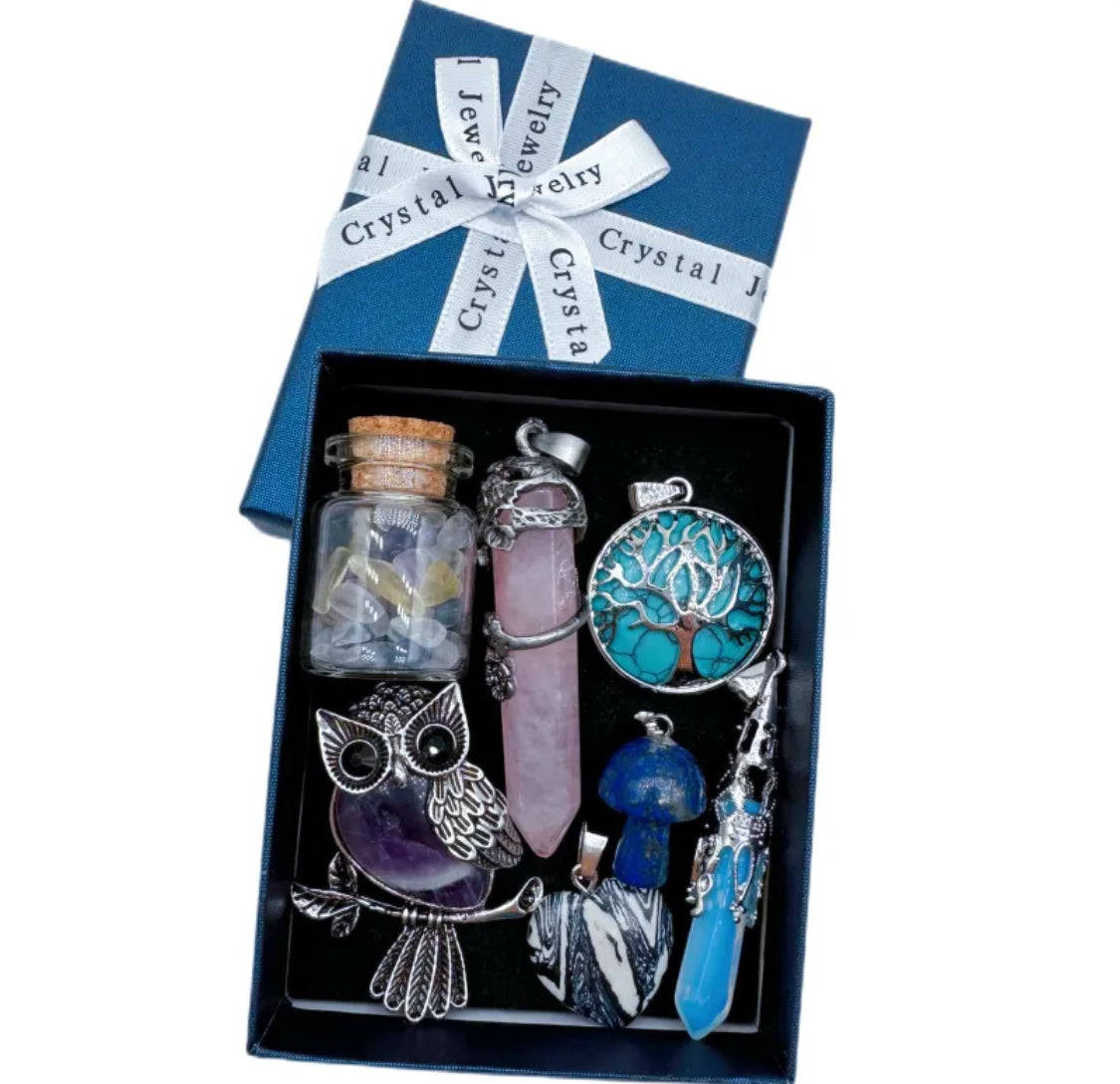 Healing Stones Premium Grade Crystals Set Crystal Yoga and Meditation Accessories Supplies Chakra Spiritual Decor Great Gift set.