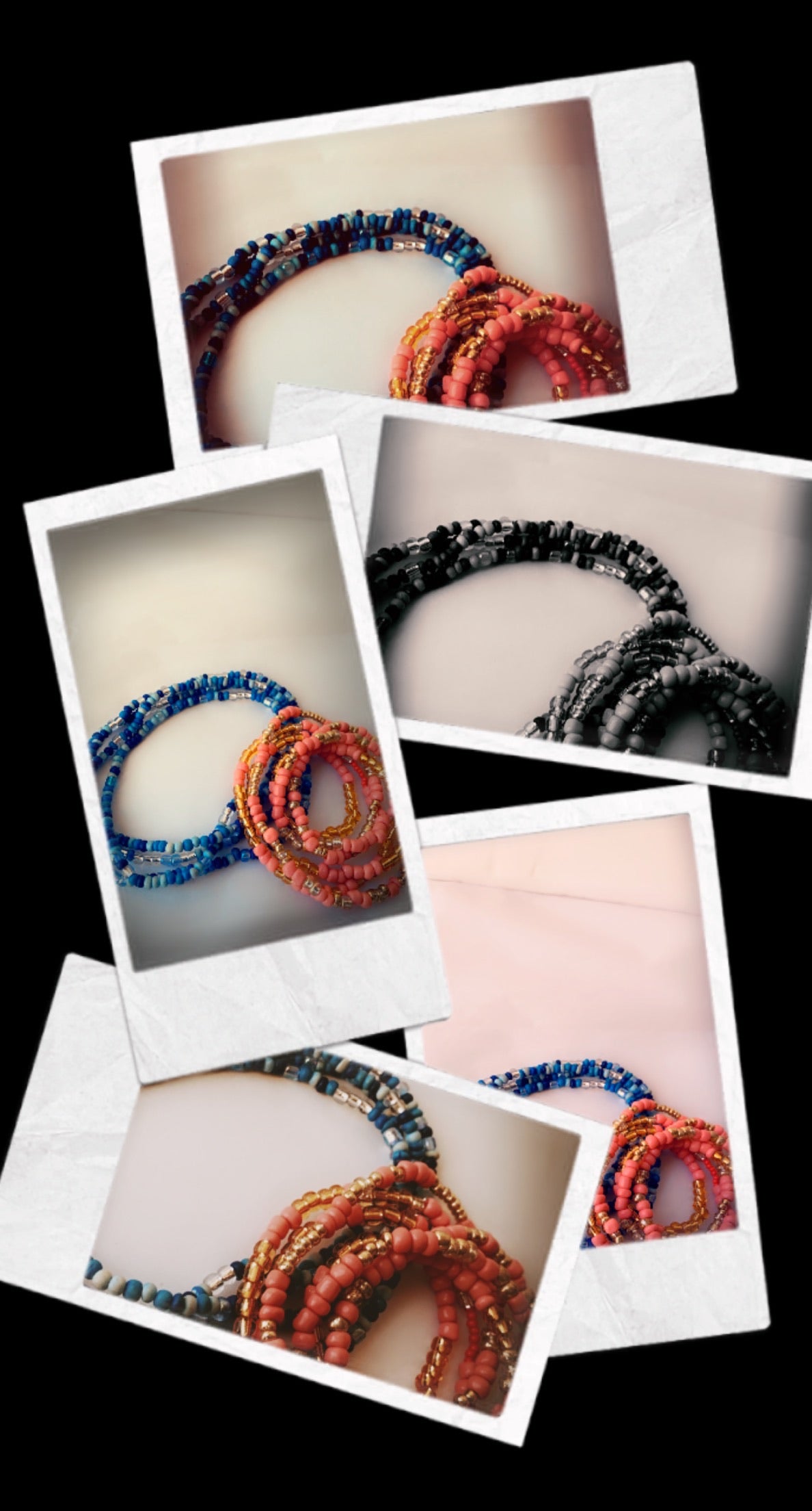 Crystals and Gemstones waist beads