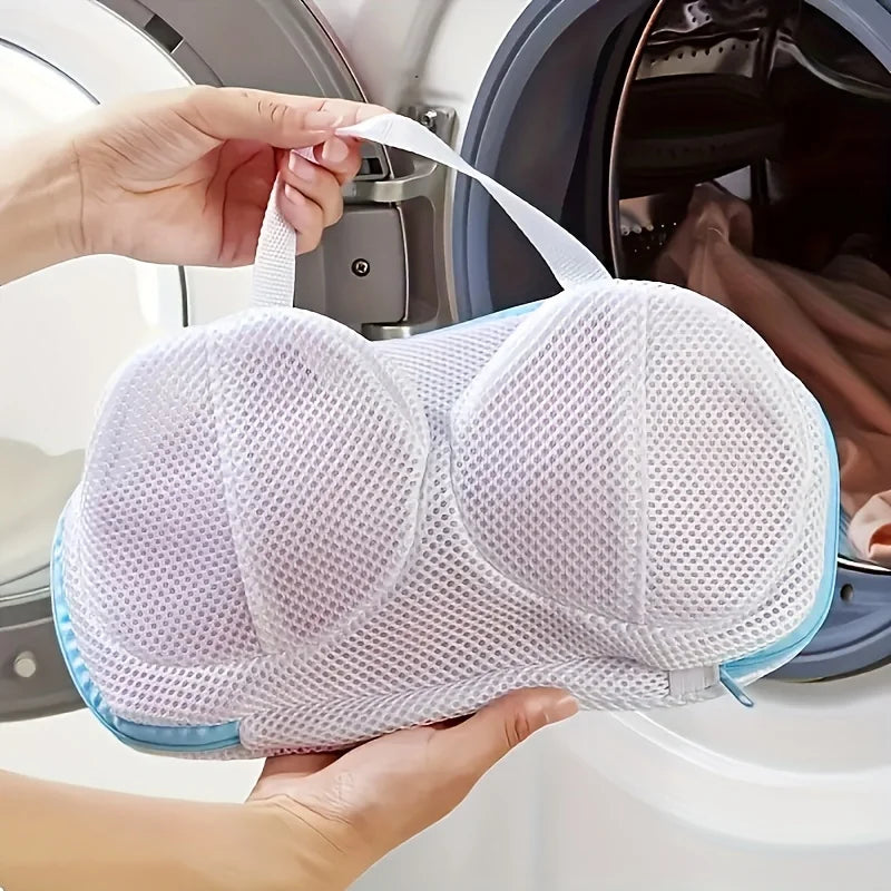 Bra laundry bag Bra Wash Bag Mesh Laundry Washing Bag with Zipper Foldable Mesh Lingerie Underwear Mesh Bra Washer bag