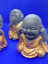 Load image into Gallery viewer, See no evil, hear no evil, Speak no evil Buddha Set
