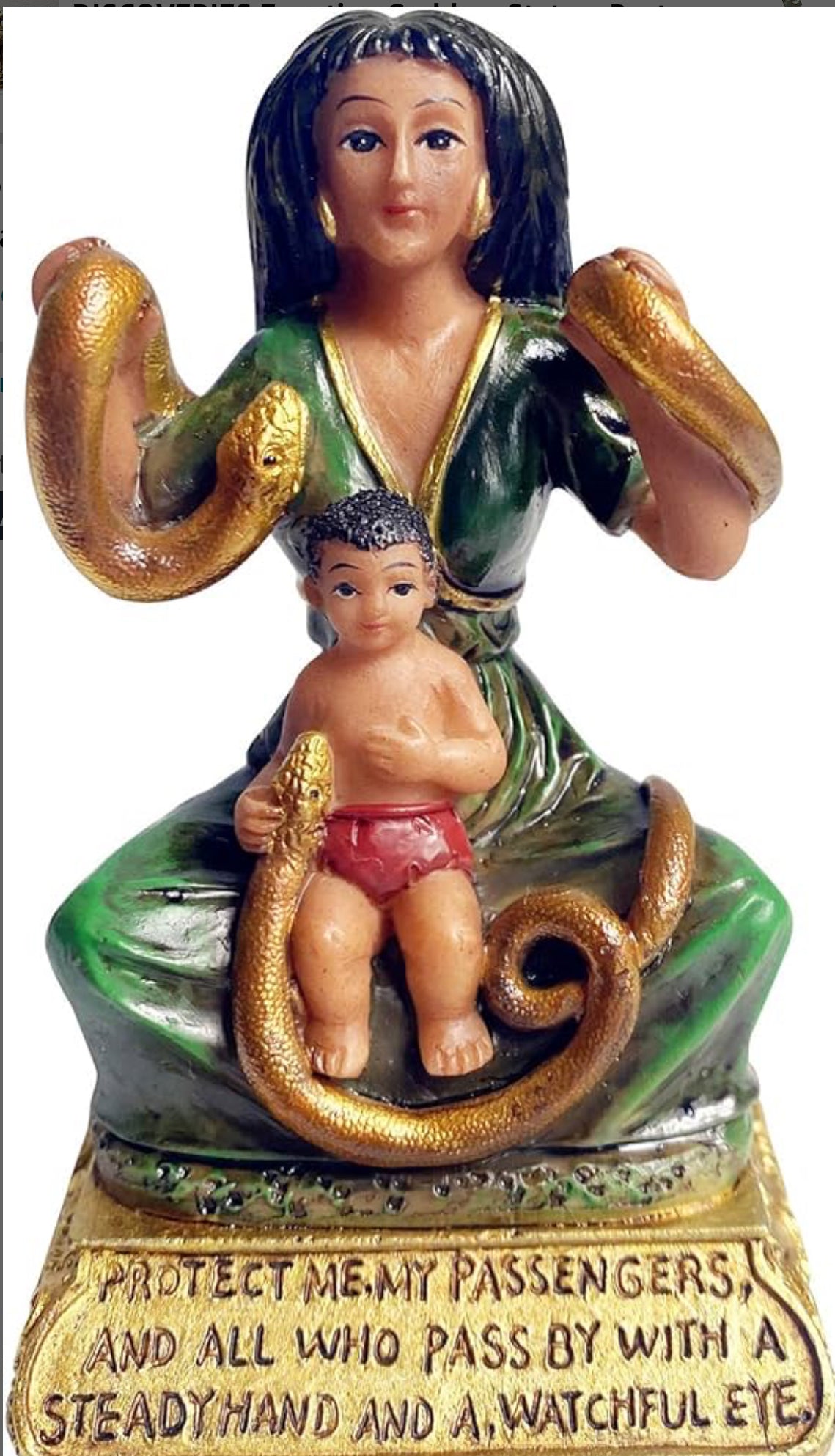 Santa Martha La Dominadora Statue