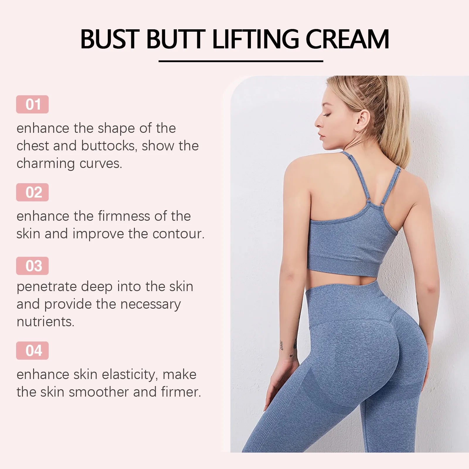 Enlarge Hip Firm Cream Fast Grow Plump Butt Nourish Moisturize Big Ass Prevent Sag Enhance Sexy High Hip Cream for Buttock Care