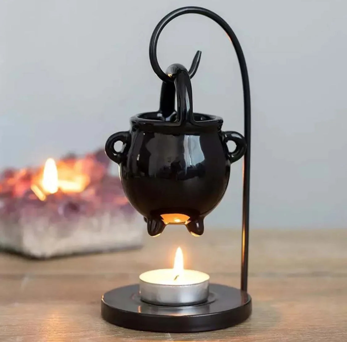 Ceramic Essential Oil Burner Melt Gift Furnace Warmer Tealight Candles Holder Diffuser for Living Room Housewarming Home Decor