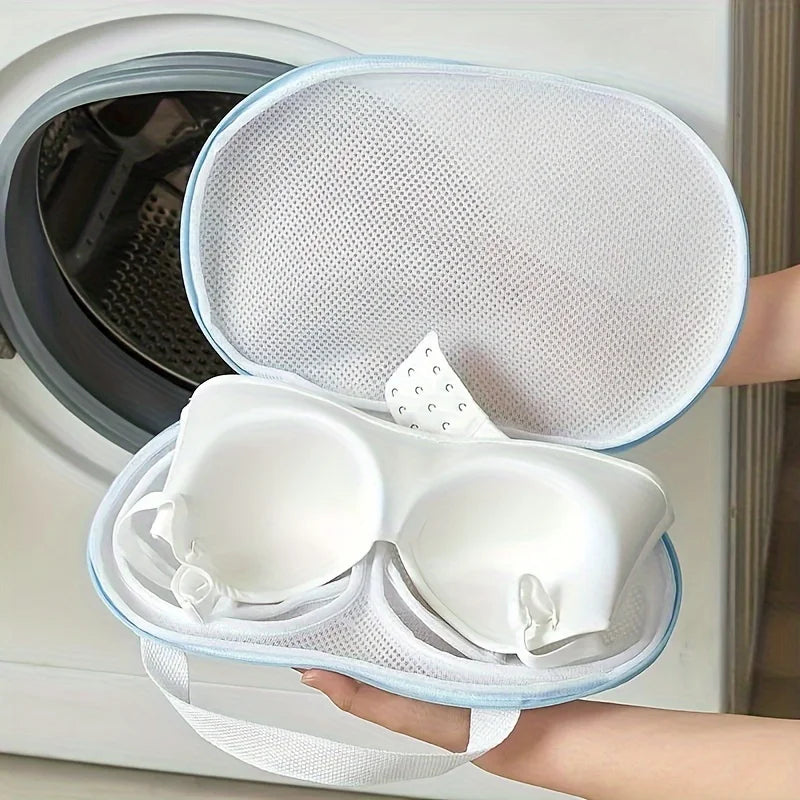 Bra laundry bag Bra Wash Bag Mesh Laundry Washing Bag with Zipper Foldable Mesh Lingerie Underwear Mesh Bra Washer bag