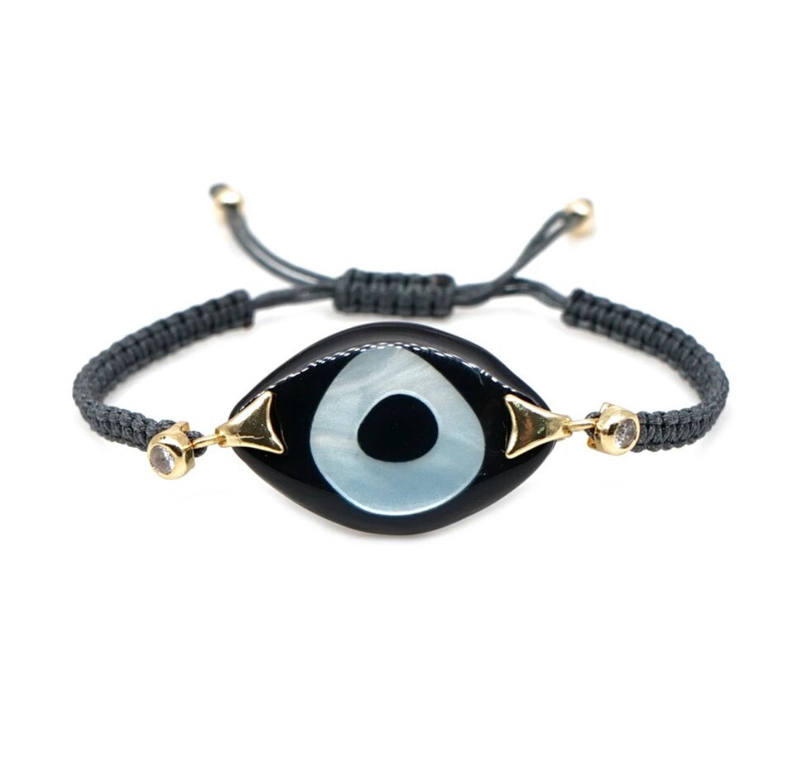 Lucky Evil Eye Jewellery Friendship Gift Pulsera Braided Bracelets Turkish Eye Bracelet Jewelry