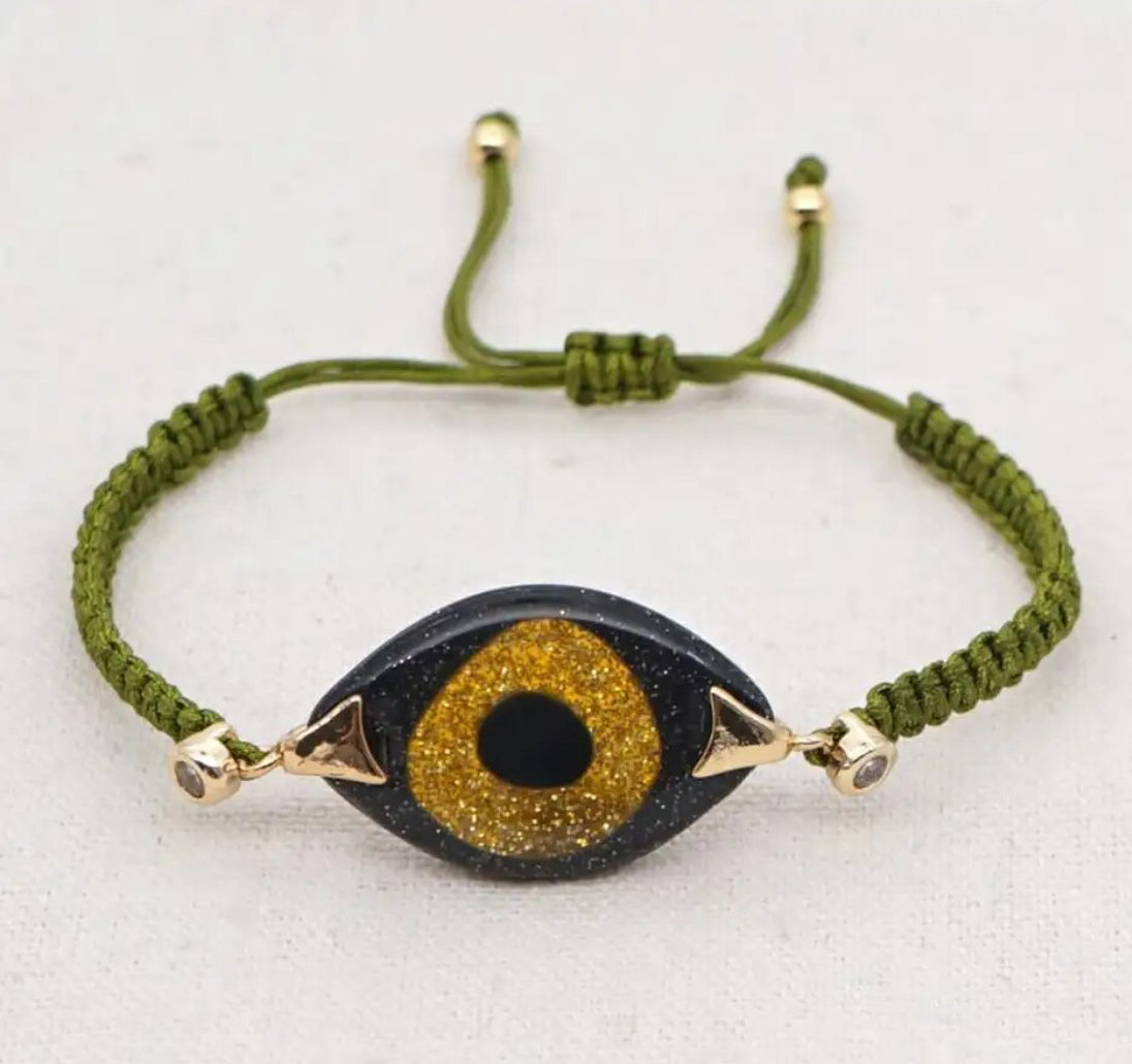 Lucky Evil Eye Jewellery Friendship Gift Pulsera Braided Bracelets Turkish Eye Bracelet Jewelry