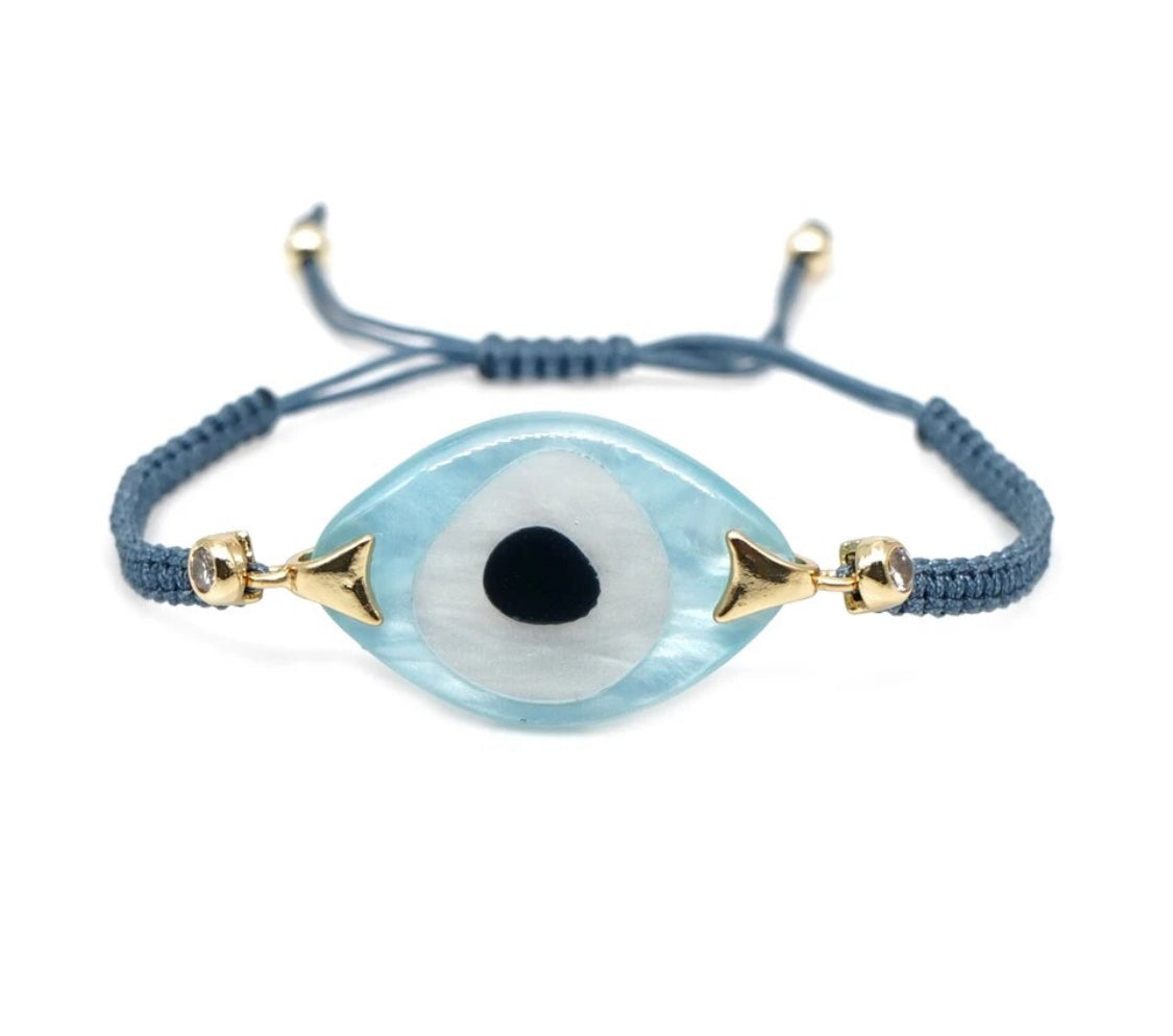 Lucky Evil Eye Jewellery Friendship Gift Pulsera Braided Bracelets Turkish Eye Bracelet Jewelry