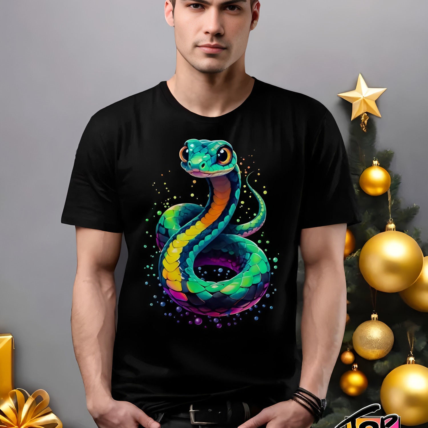 Men's loose-fit cotton shirt