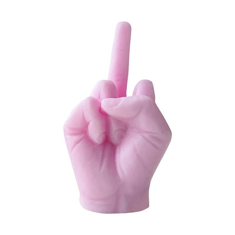 Candles Middle Finger Shaped Gesture Scented Candles Durable Funny Quirky Gifts Home Decoration Ornaments