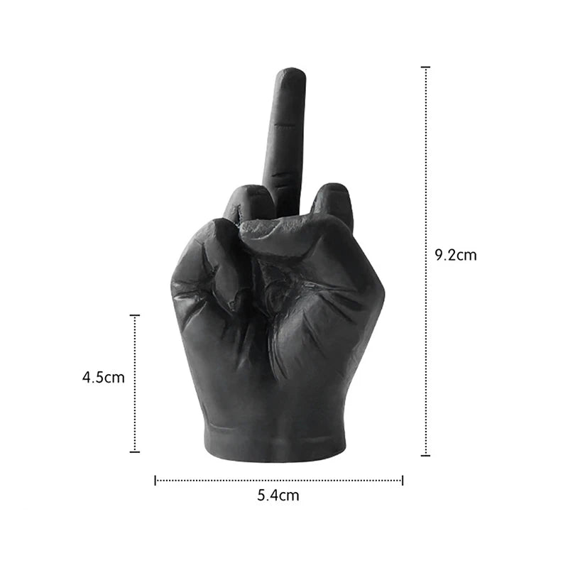 Candles Middle Finger Shaped Gesture Scented Candles Durable Funny Quirky Gifts Home Decoration Ornaments
