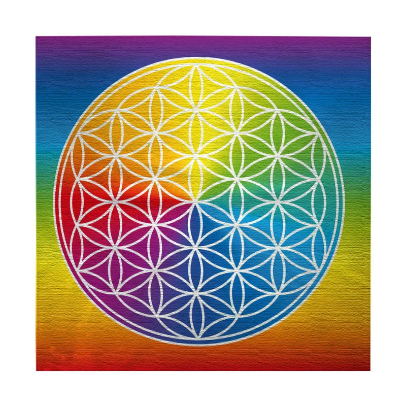 Pagan Witchcraft Six-pointed Star Crystal Pendulum Artifact Card Mat Divination Astrology Tarot  Tablecloth Altar Cloth