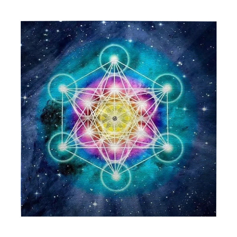 Pagan Witchcraft Six-pointed Star Crystal Pendulum Artifact Card Mat Divination Astrology Tarot  Tablecloth Altar Cloth