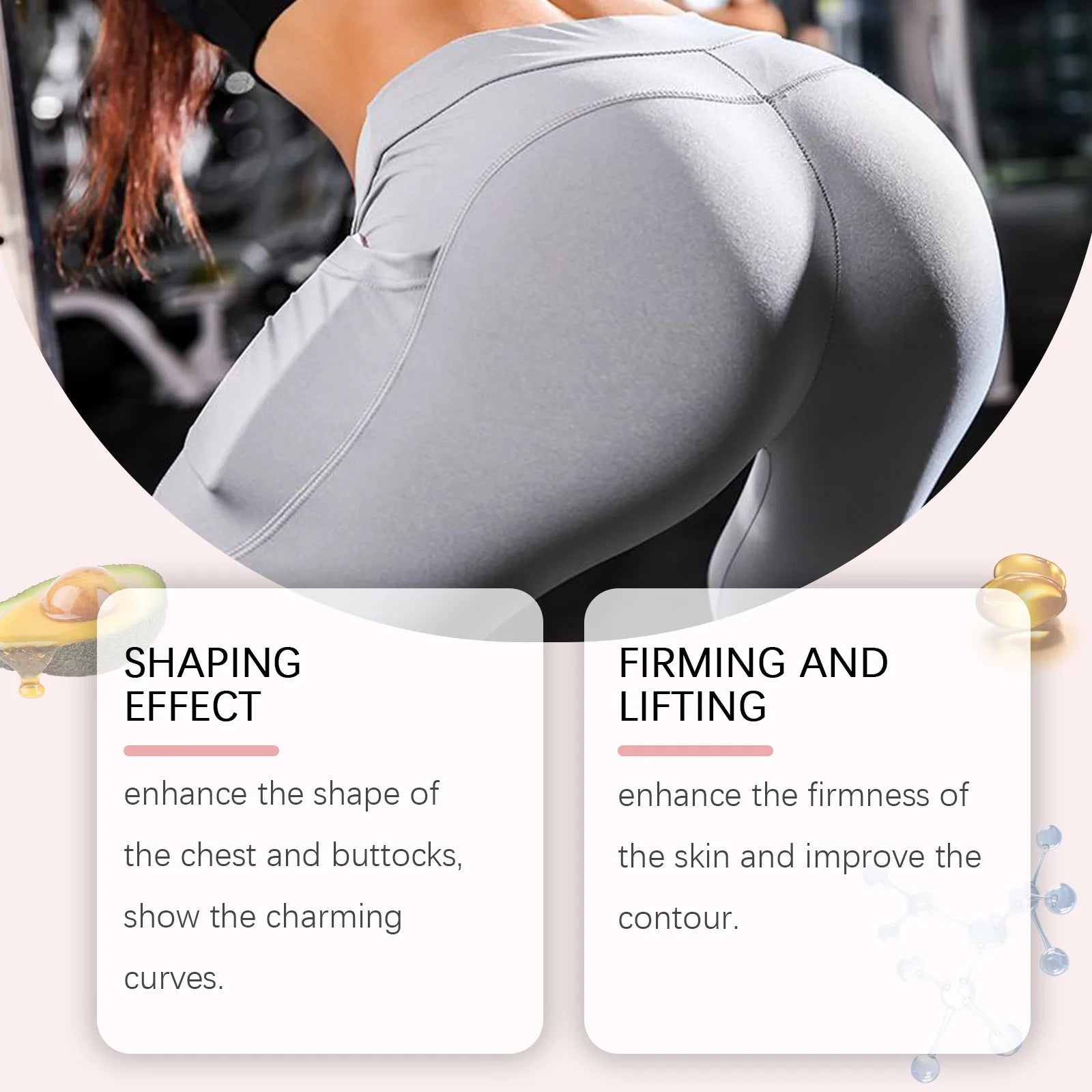 Enlarge Hip Firm Cream Fast Grow Plump Butt Nourish Moisturize Big Ass Prevent Sag Enhance Sexy High Hip Cream for Buttock Care
