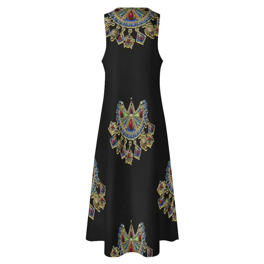 Kabyle jewelry Long Dress dresses women's  clothing trend 2025 Woman dresses Dress