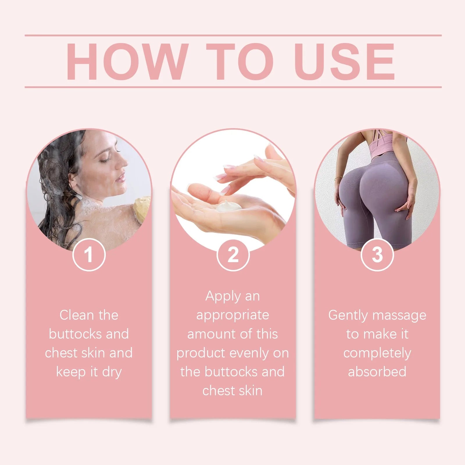 Enlarge Hip Firm Cream Fast Grow Plump Butt Nourish Moisturize Big Ass Prevent Sag Enhance Sexy High Hip Cream for Buttock Care