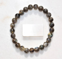 Load image into Gallery viewer, CHARGED Premium Labradorite Crystal 8mm Bead Bracelet
