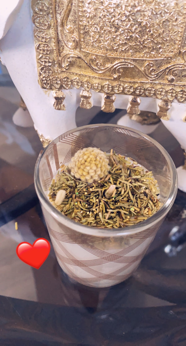 Spiritual abundance candle