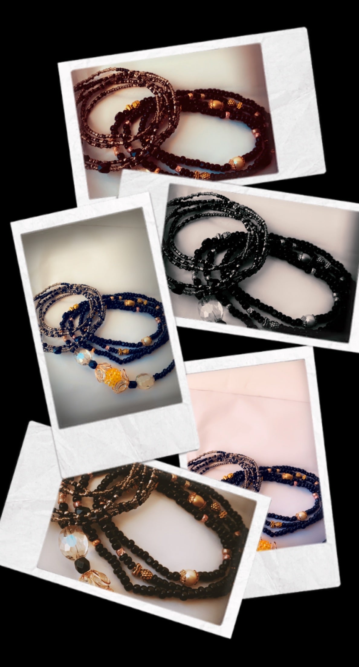 Deep  Nights waist beads