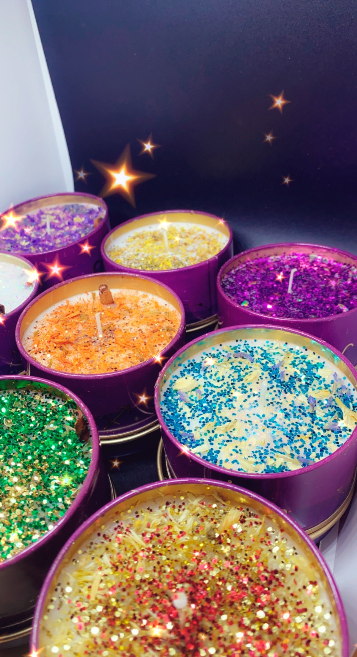 Spiritual Zodiac candles.