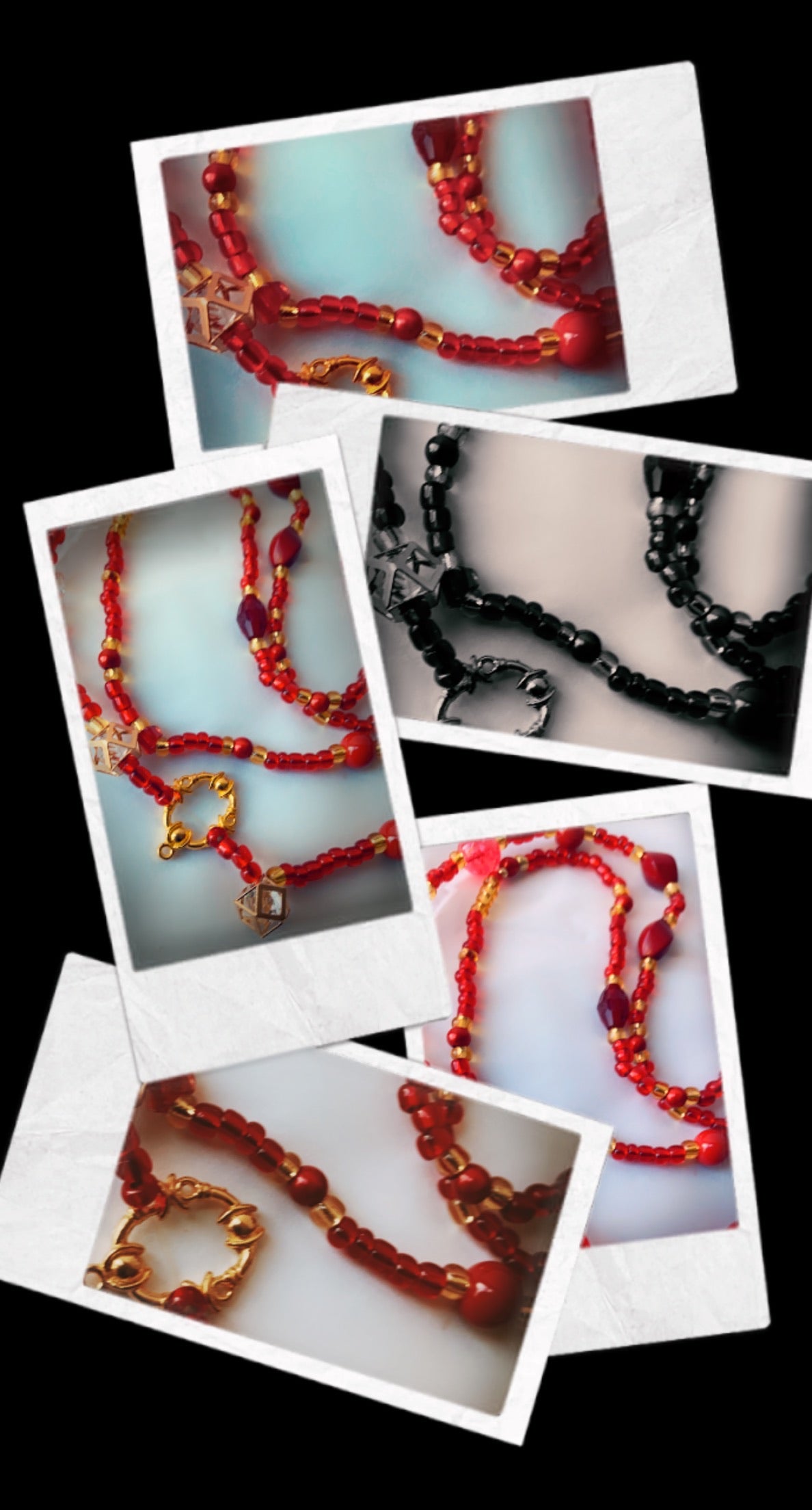 Fire  crystals and garnet gemstones waist beads