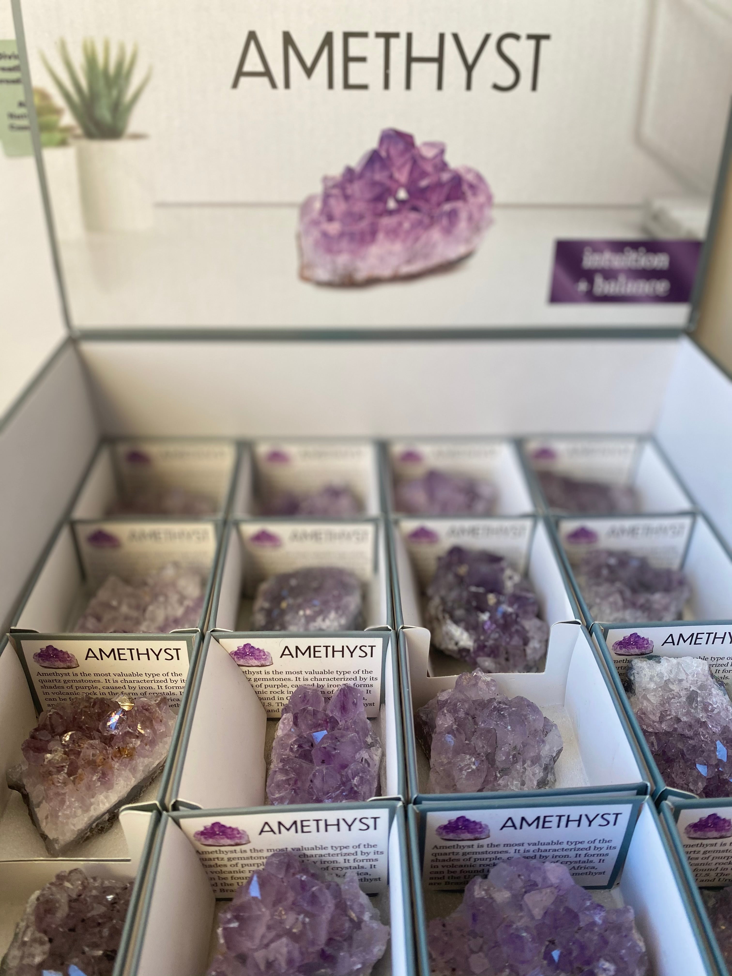 Raw Amethyst Cluster Crystal