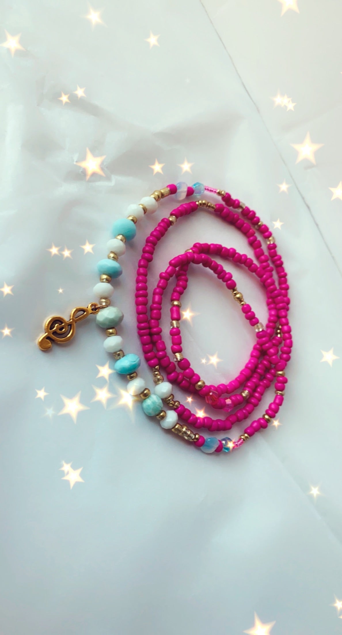 Custom Waist Beads, anklets, bracelets, necklace