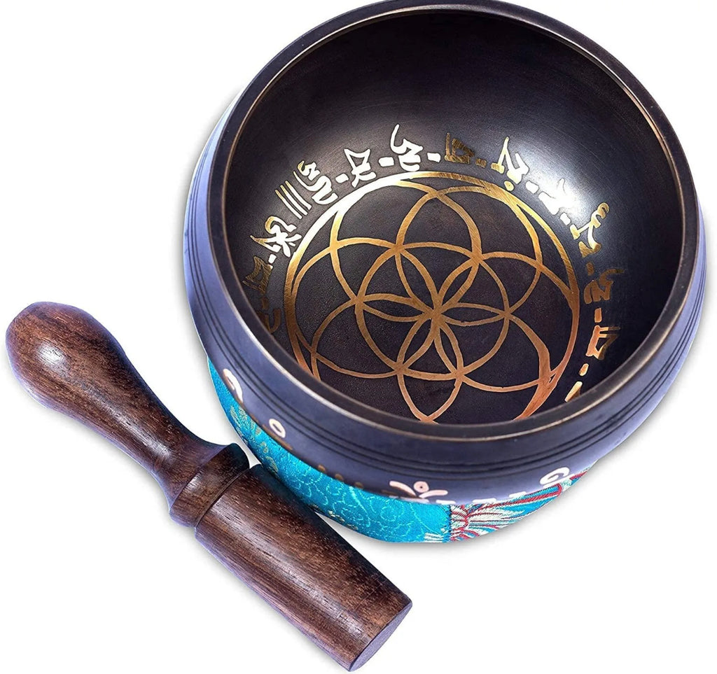 Tibetan Singing Bowl Set Authentic Handcrafted Meditation Chakra Healing