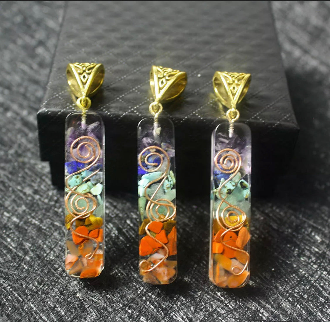 Handmade Natural Chakra Orgone Energy Healing Pendant Necklace