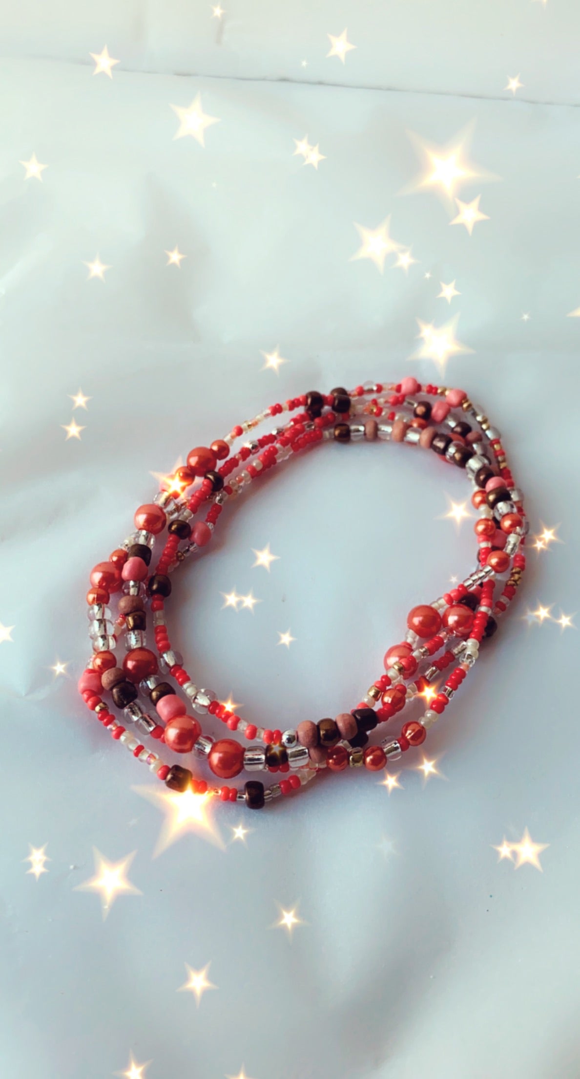 Multi color Waist beads