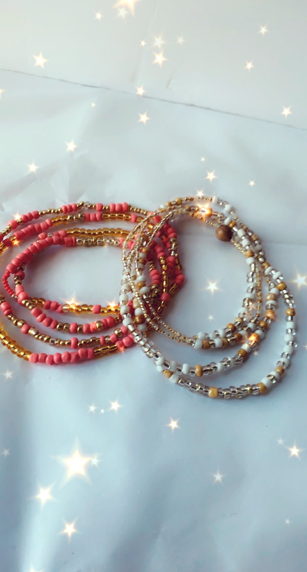 Custom Waist beads, anklet