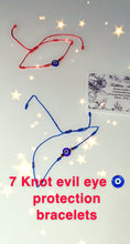 Load image into Gallery viewer, 7 Knot evil eye protection
