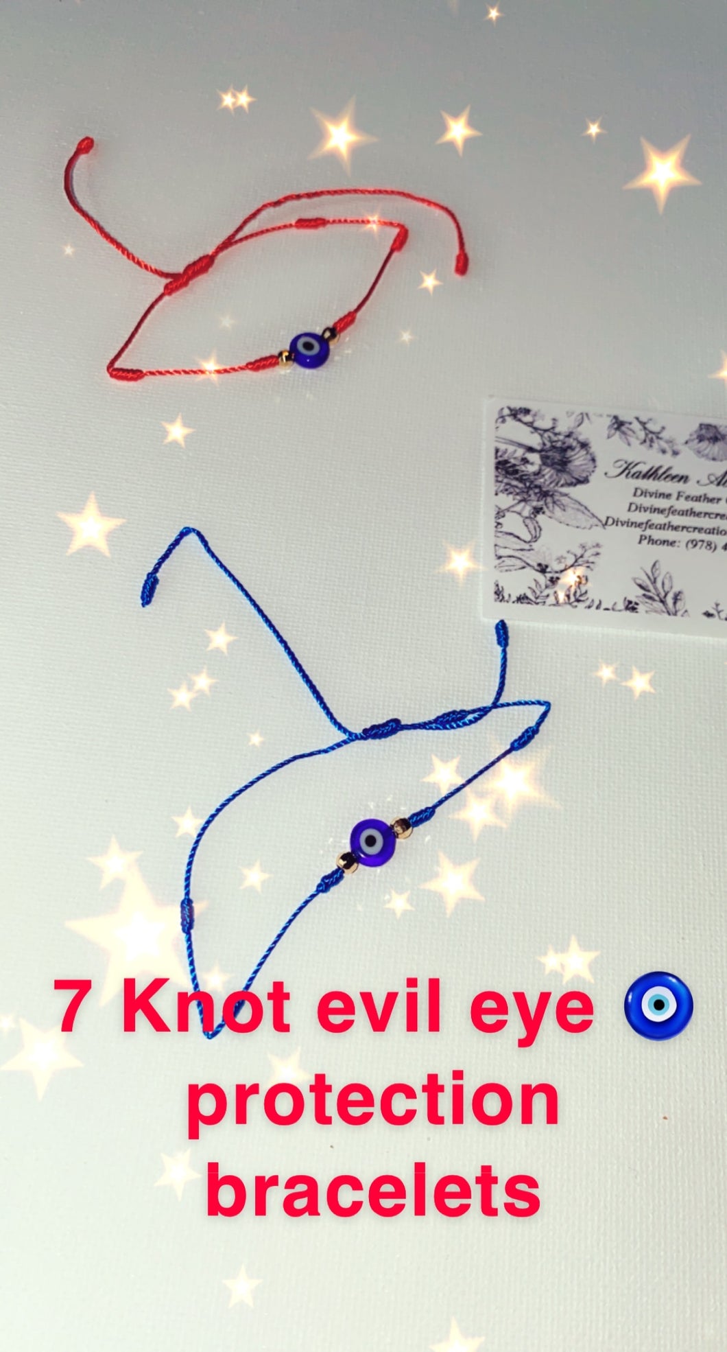7 Knot evil eye protection