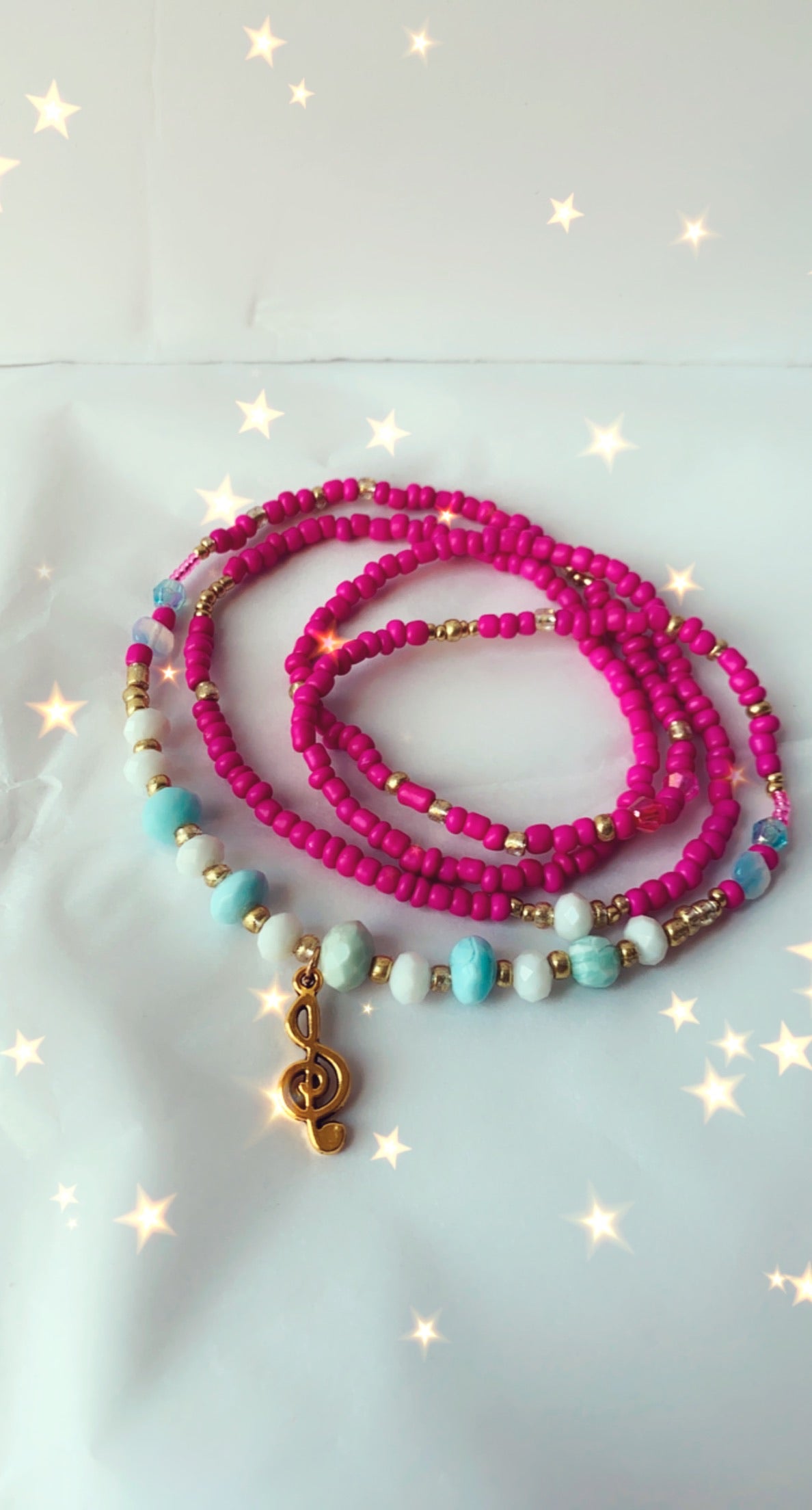 Custom Waist Beads, anklets, bracelets, necklace