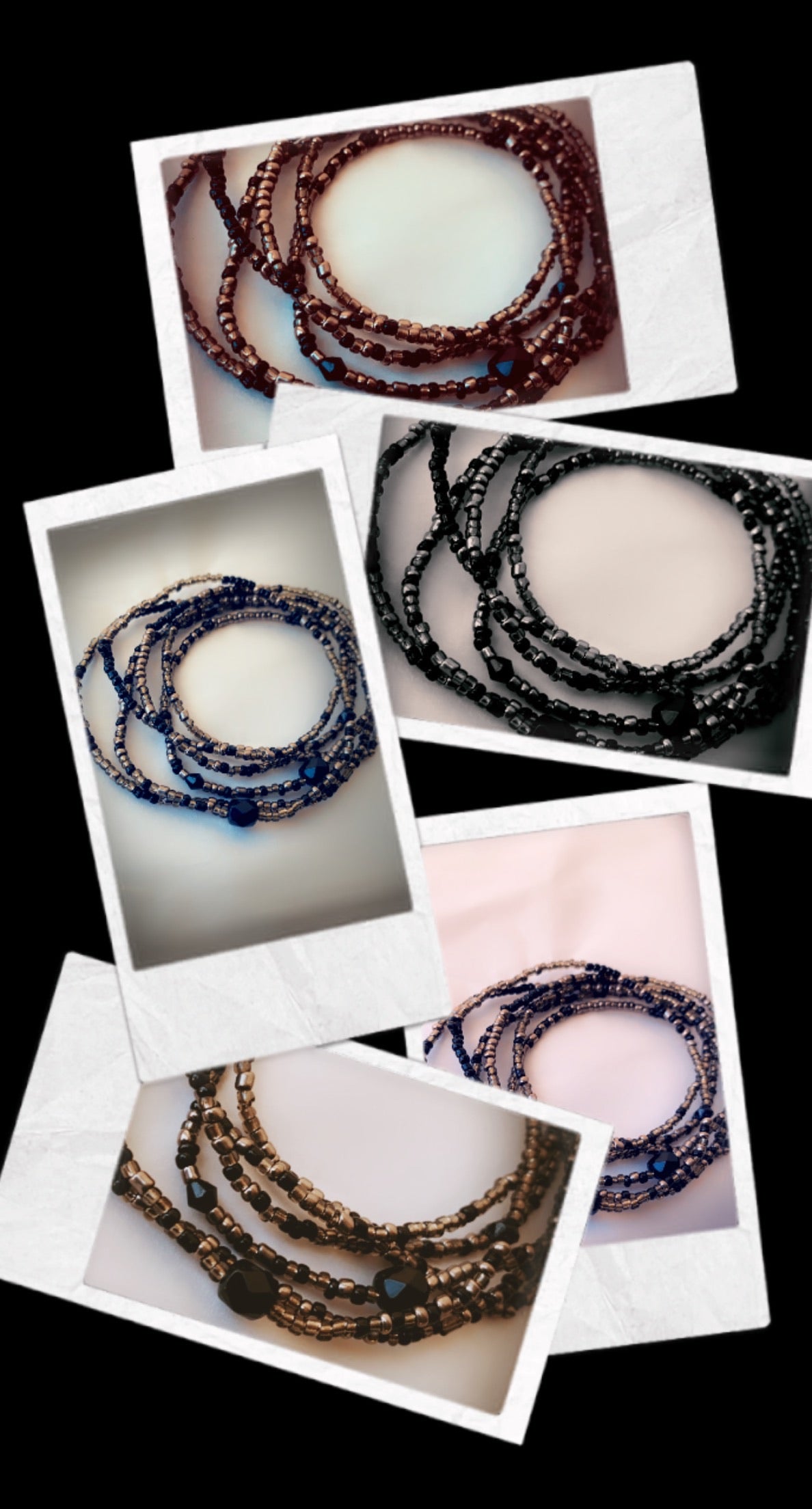 Deep  Nights waist beads