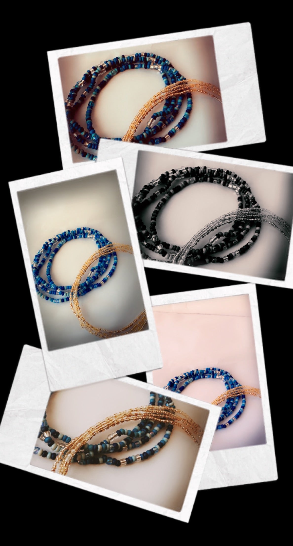 Crystals and Gemstones waist beads