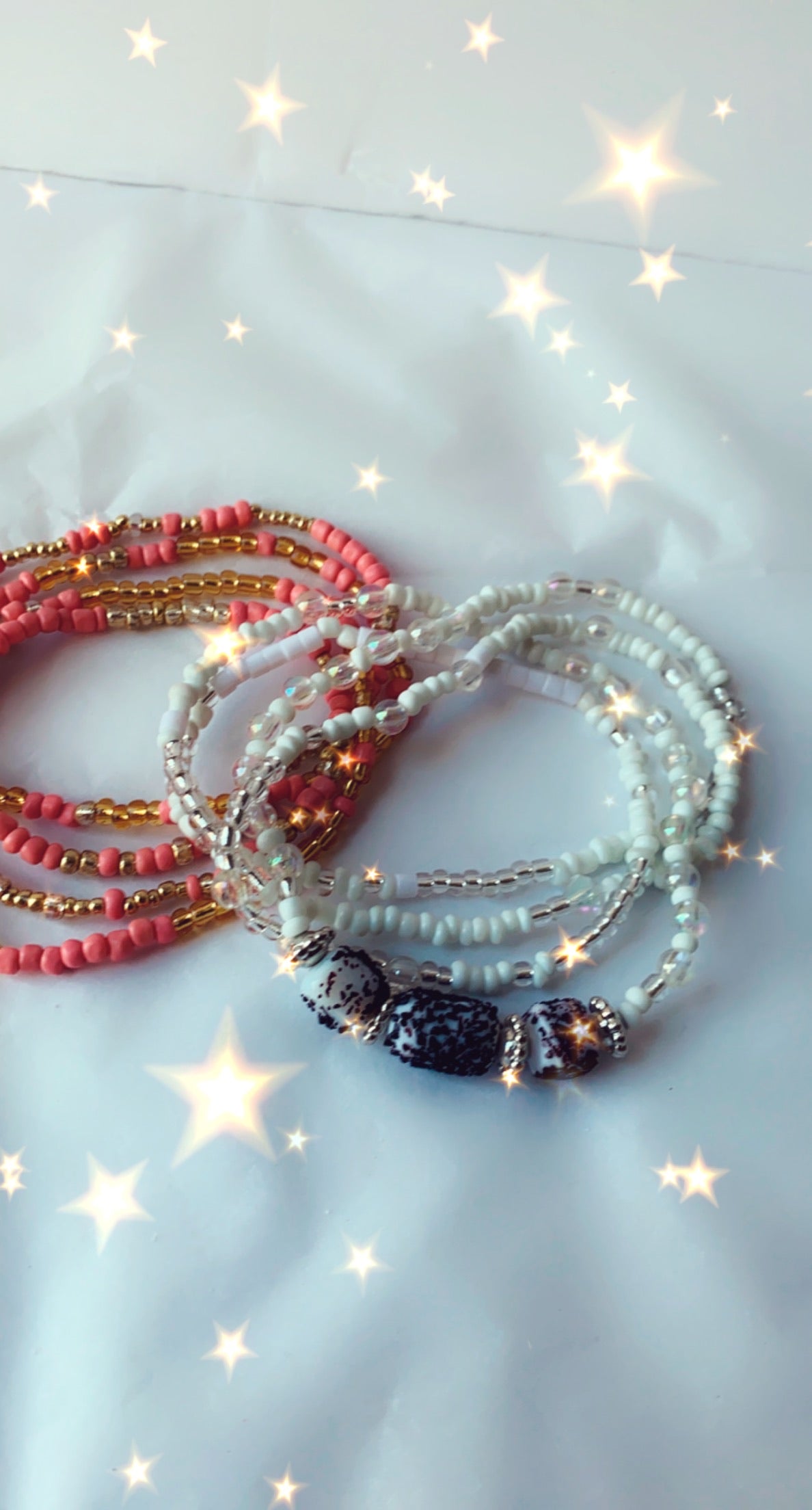 Crystal Clear Paths Custom waist beads