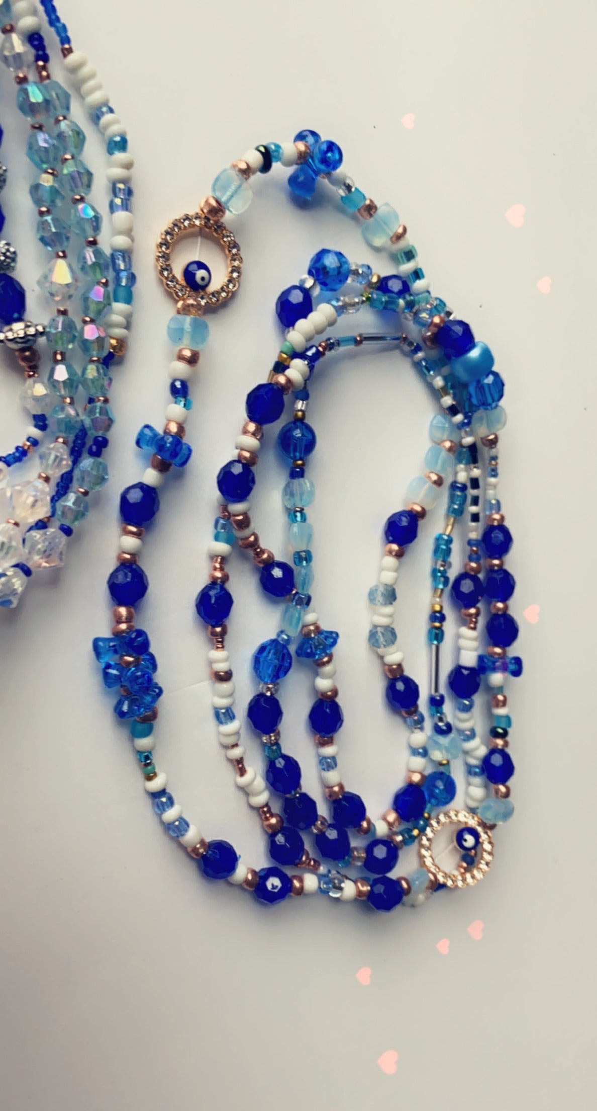 Crystals Custom Waist Beads Jewelry