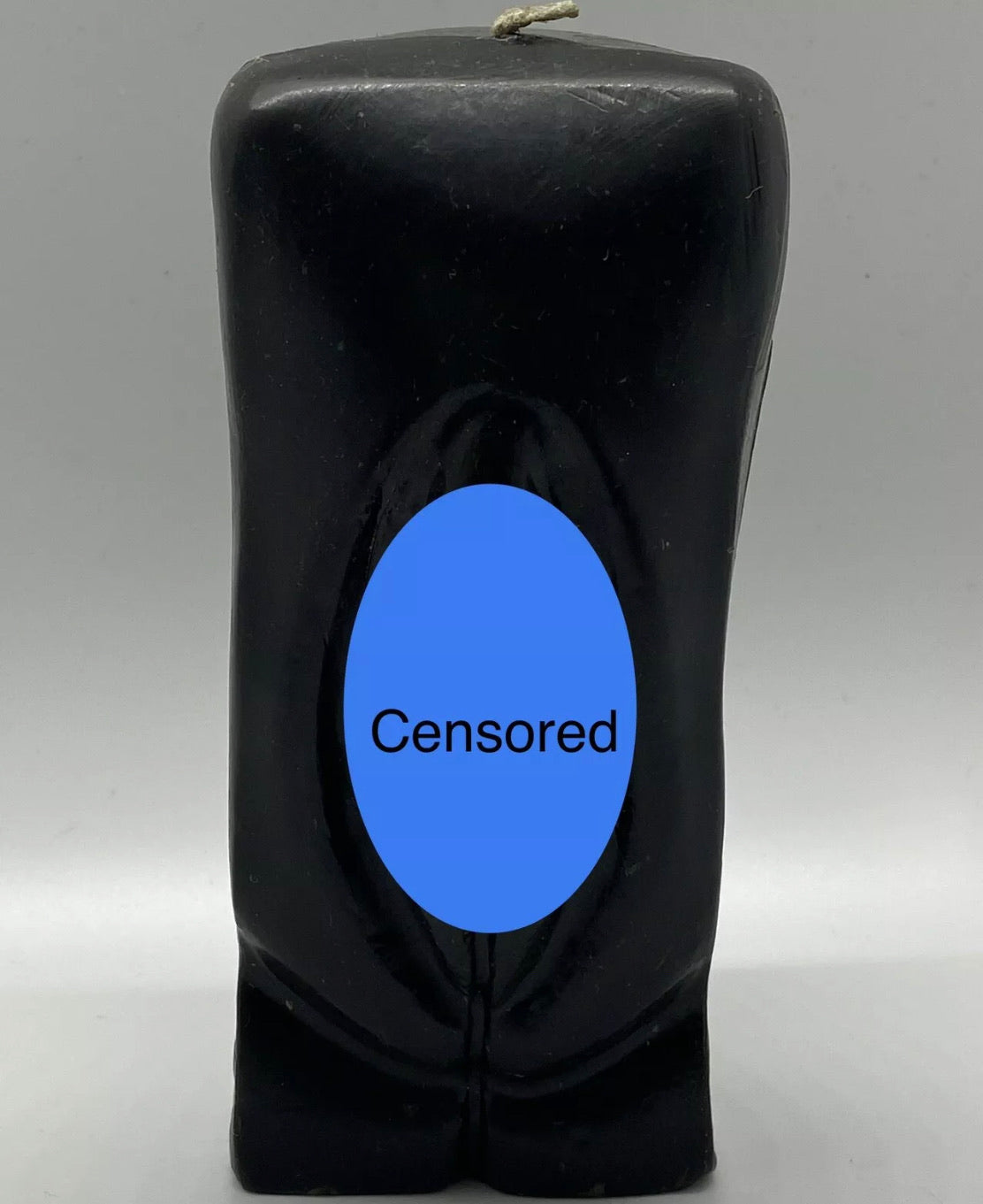 Female Genital Gender Candle Black