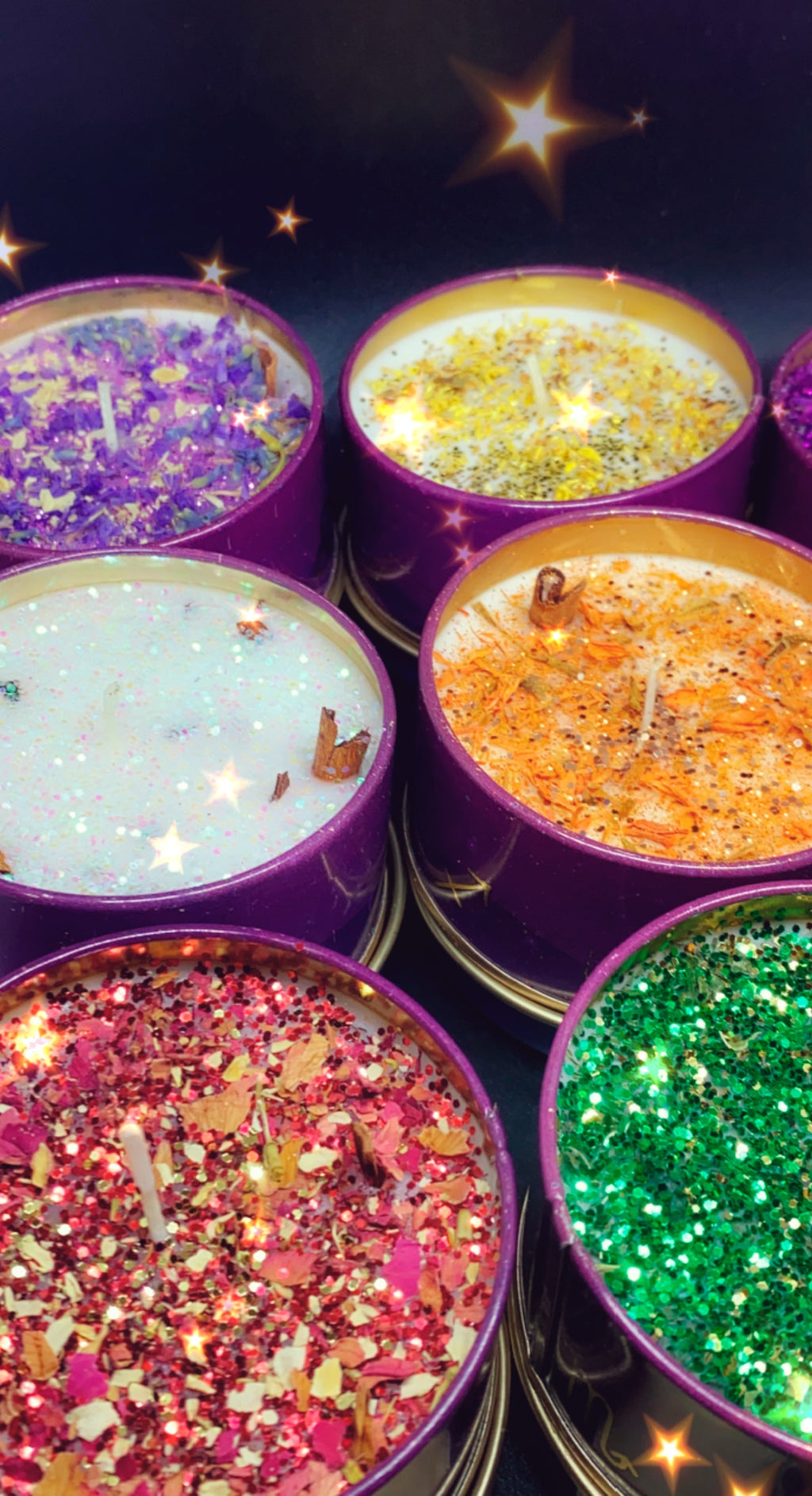 Spiritual Zodiac candles.