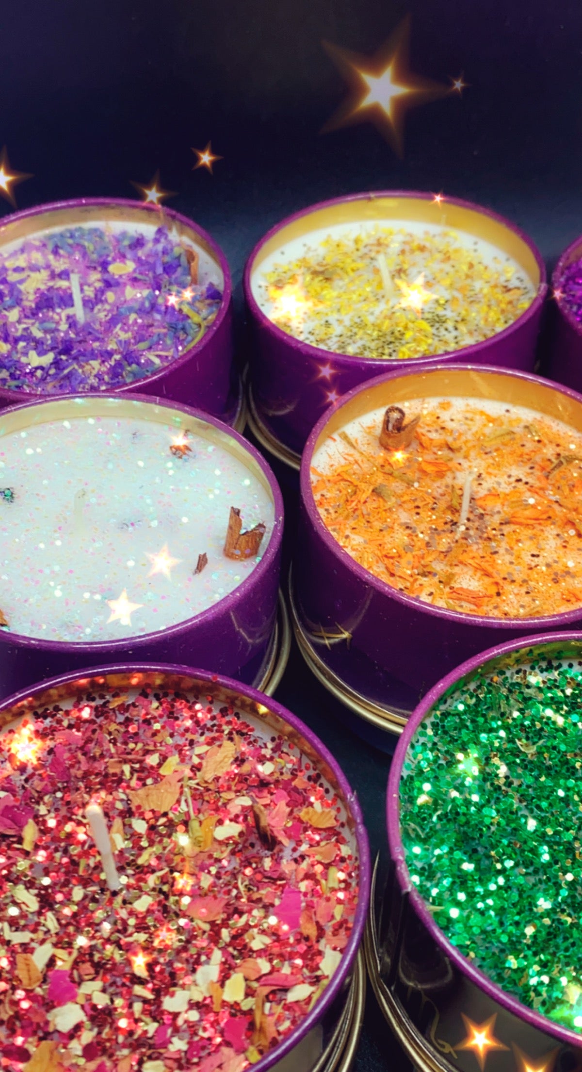 Spiritual Zodiac candles.