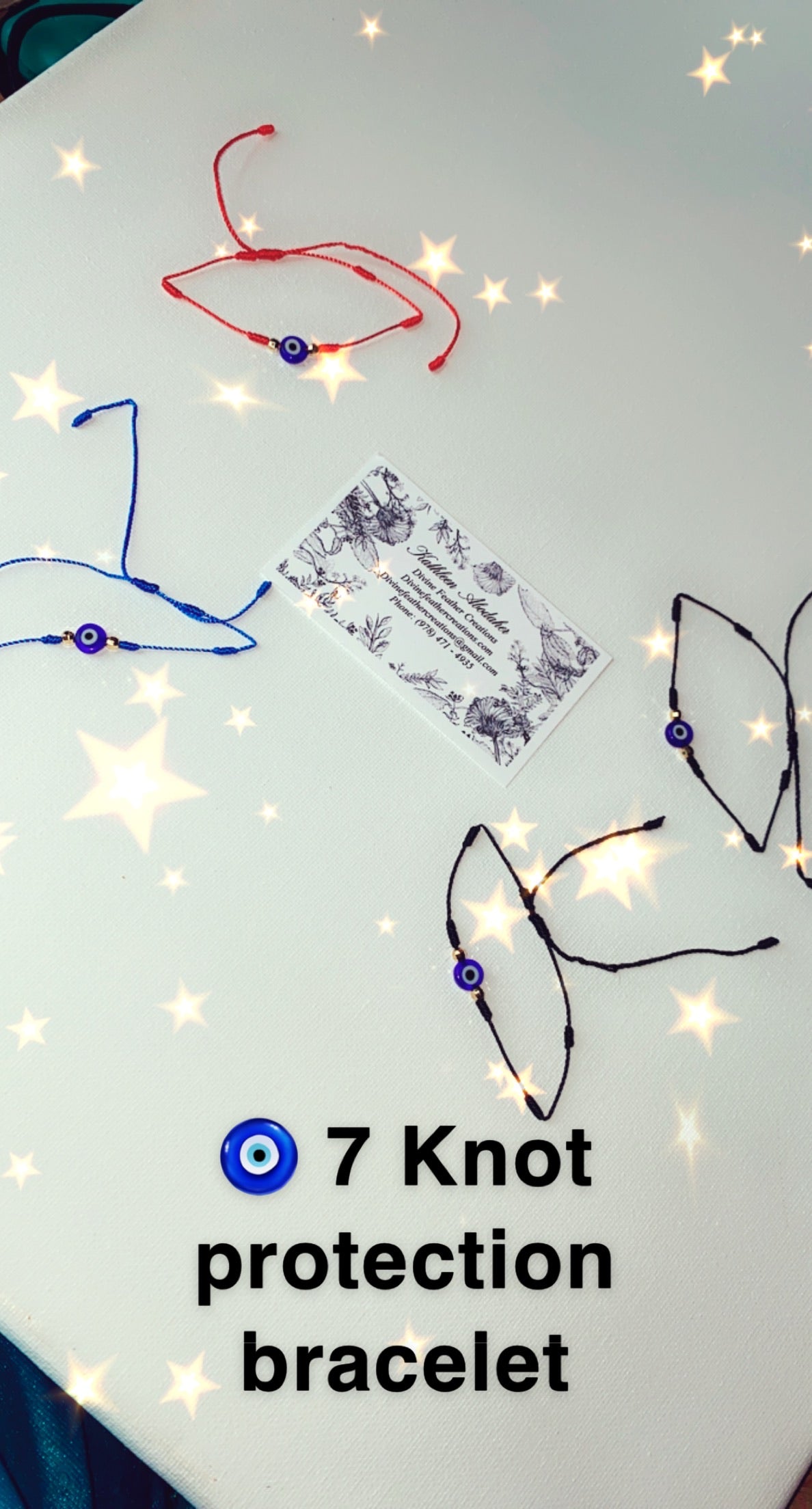 7 Knot Evil Eye Protection Bracelets