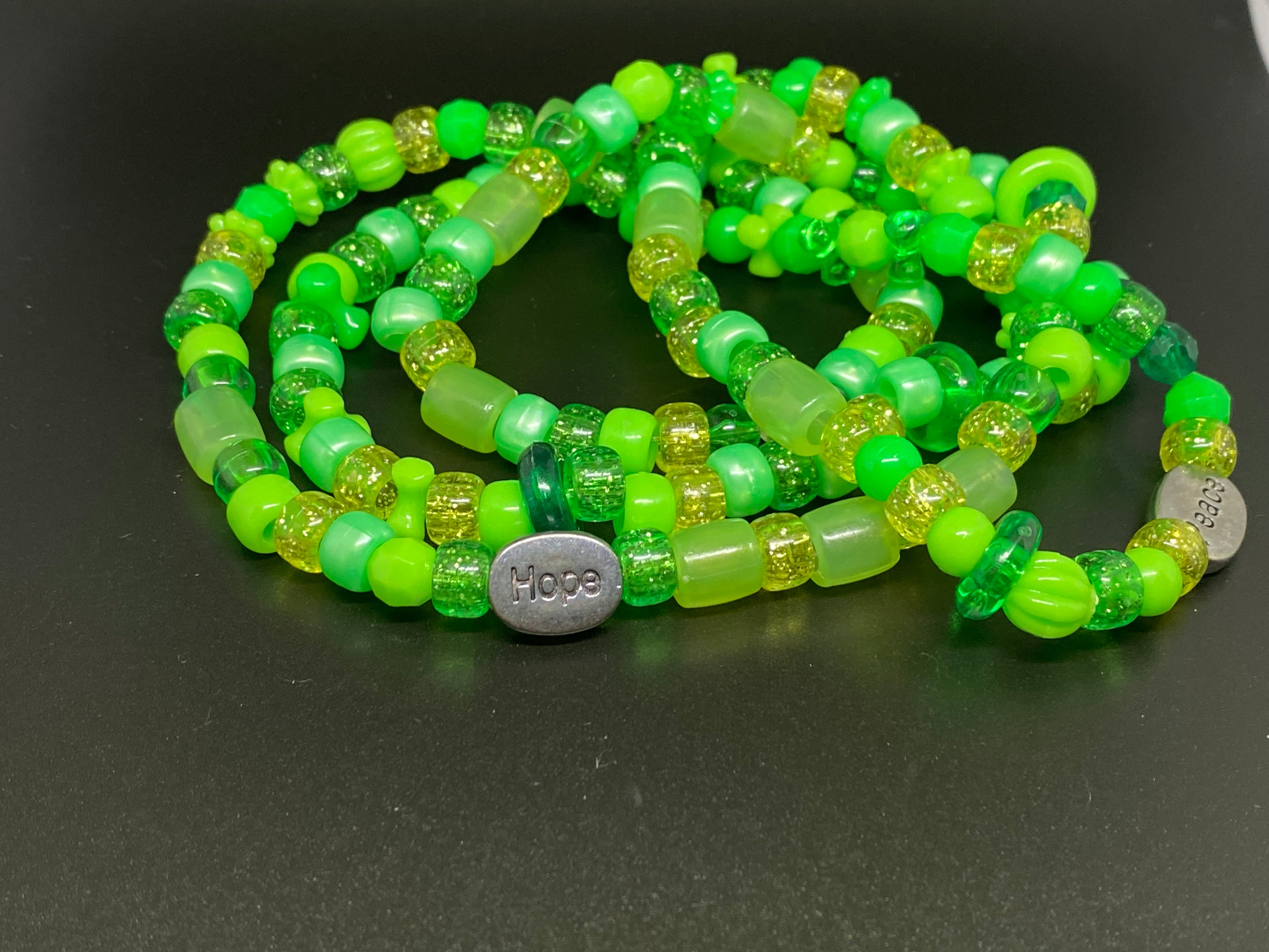Glow in the dark waist beads
