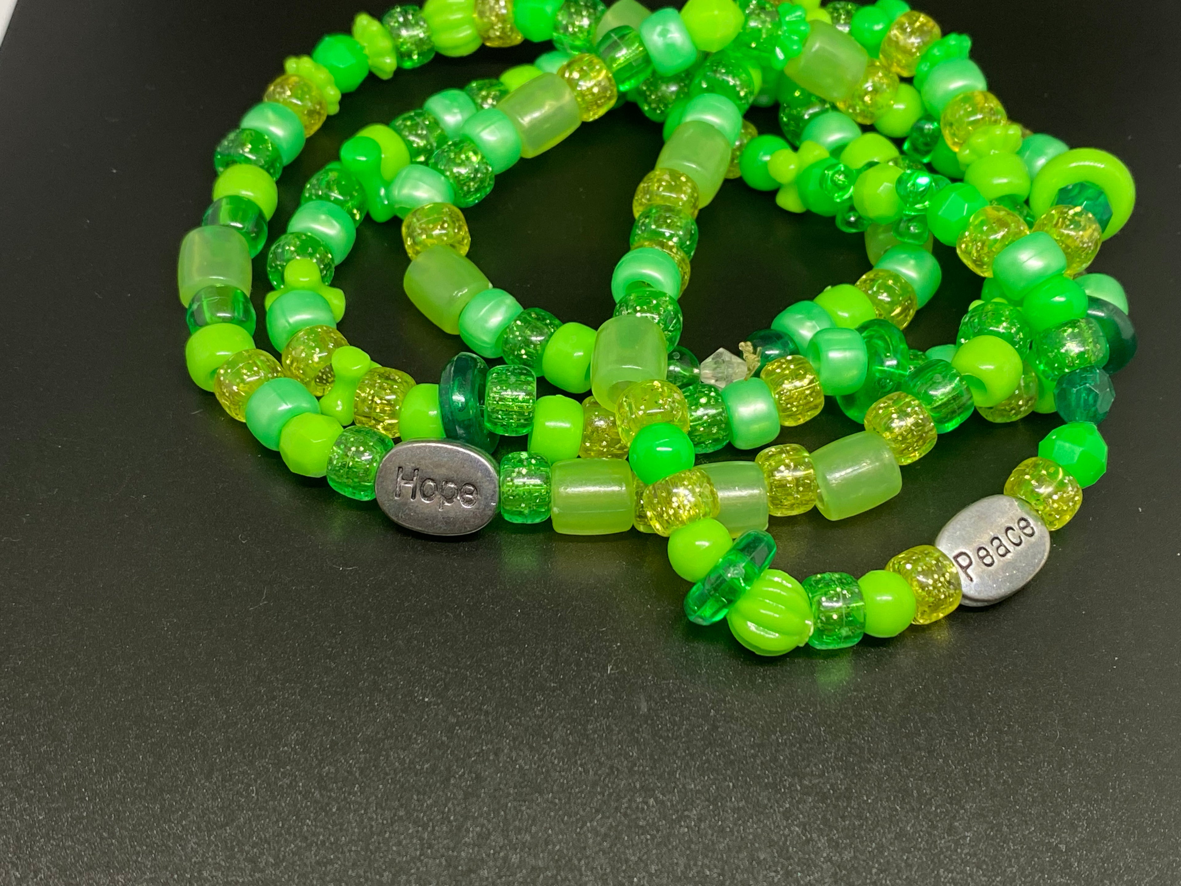 Glow in the dark waist beads