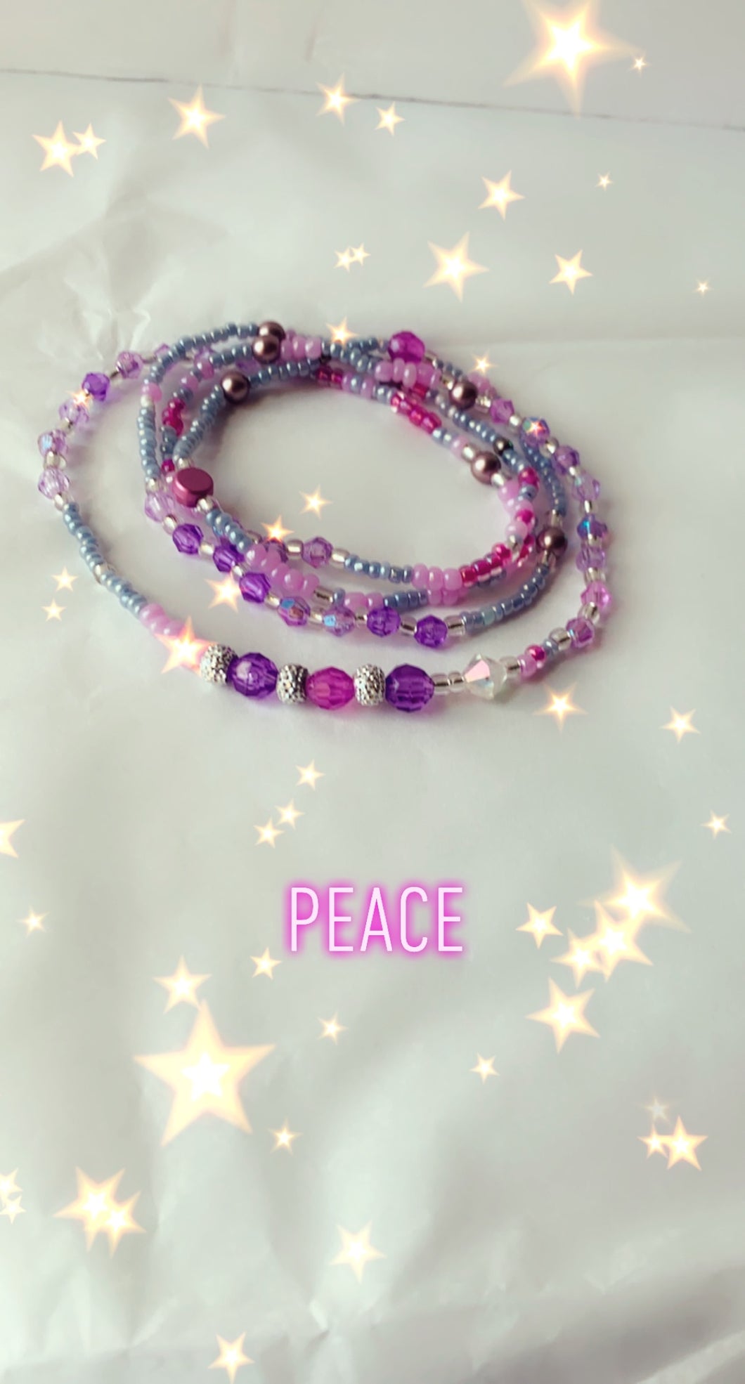 Peace Waist Beads