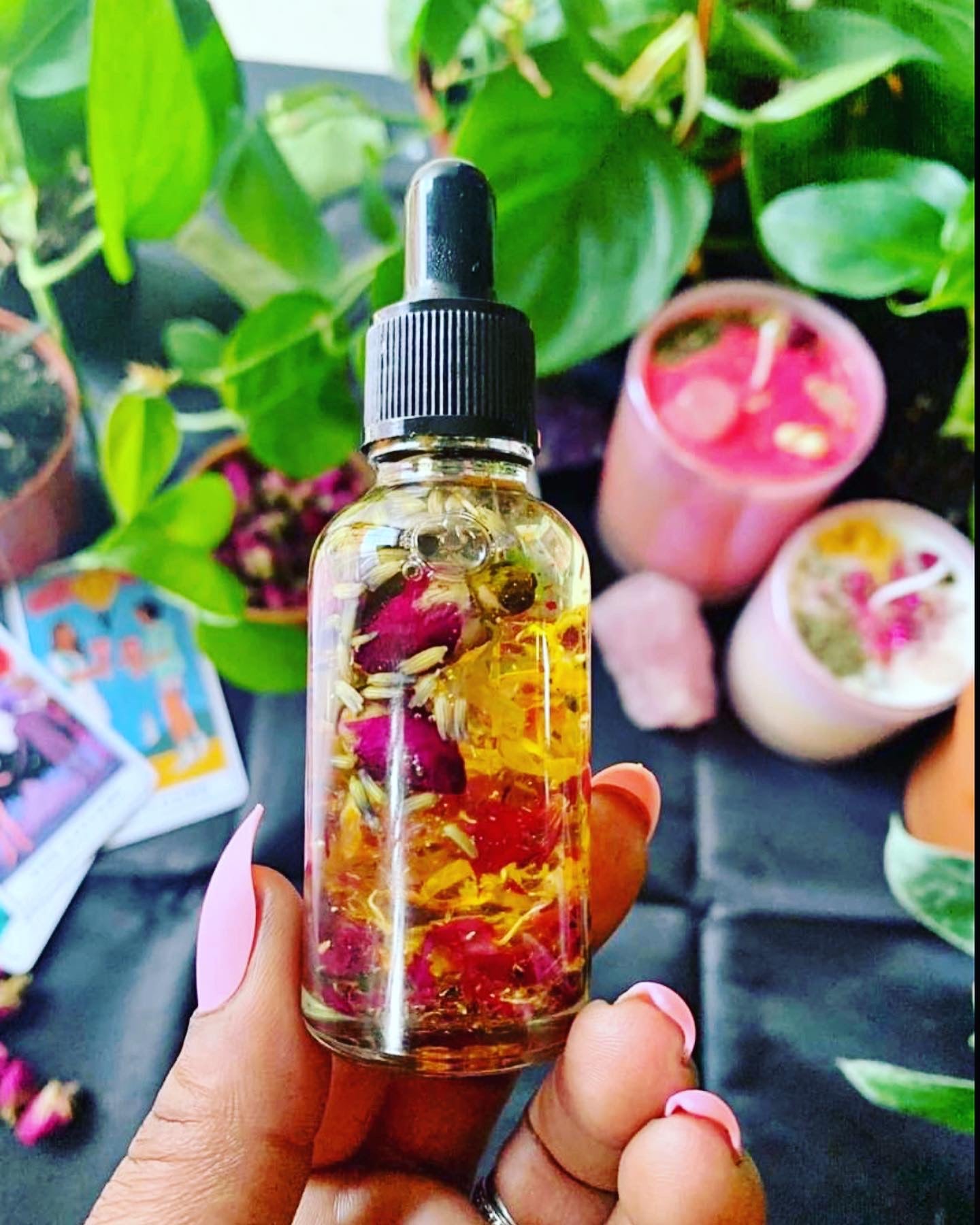 Spiritual protection oil