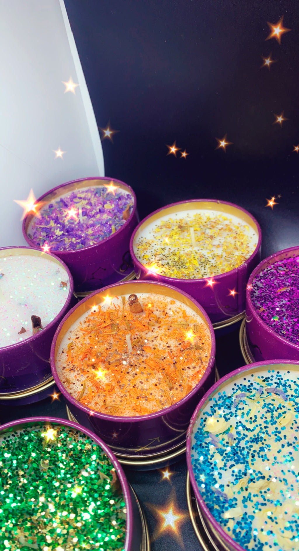 Spiritual Zodiac candles.