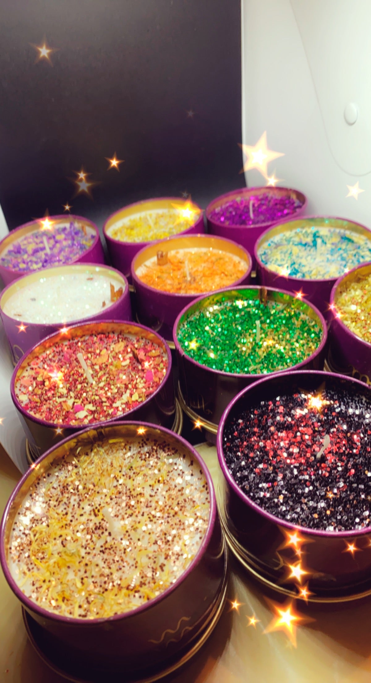 Spiritual Zodiac candles.